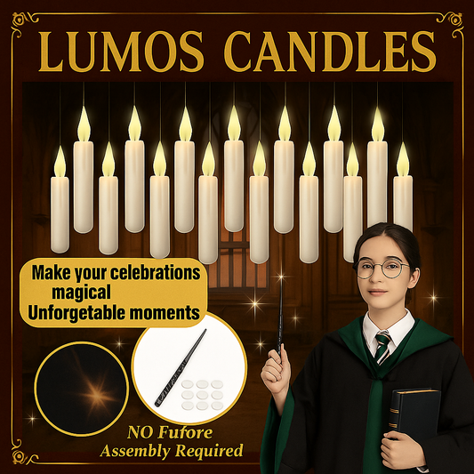 Floating Lumos candles